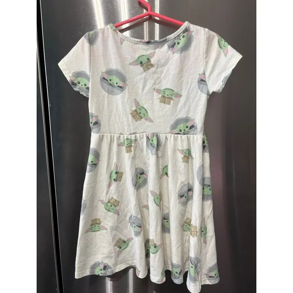 Baby Yoda The Mandalorian Dress - Star Wars - 4T